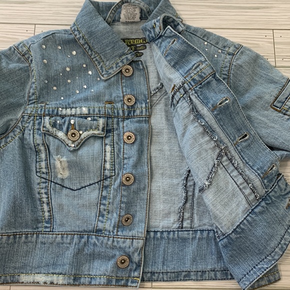 Department of Peace Denim crop Jacket - Picture 9 of 10